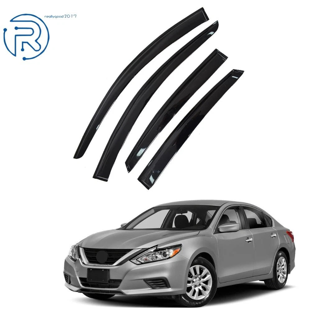 Set of 4 Window Visor Rain Guards for Nissan Altima (2013–2018)