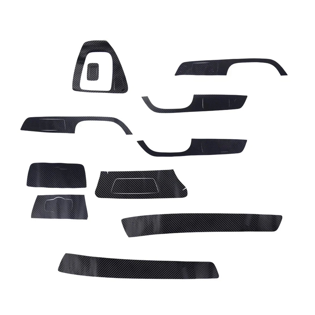 15 x Carbon Fiber Interior Vinyl Decal Garnish for BMW 3 Series E90 E92 E93
