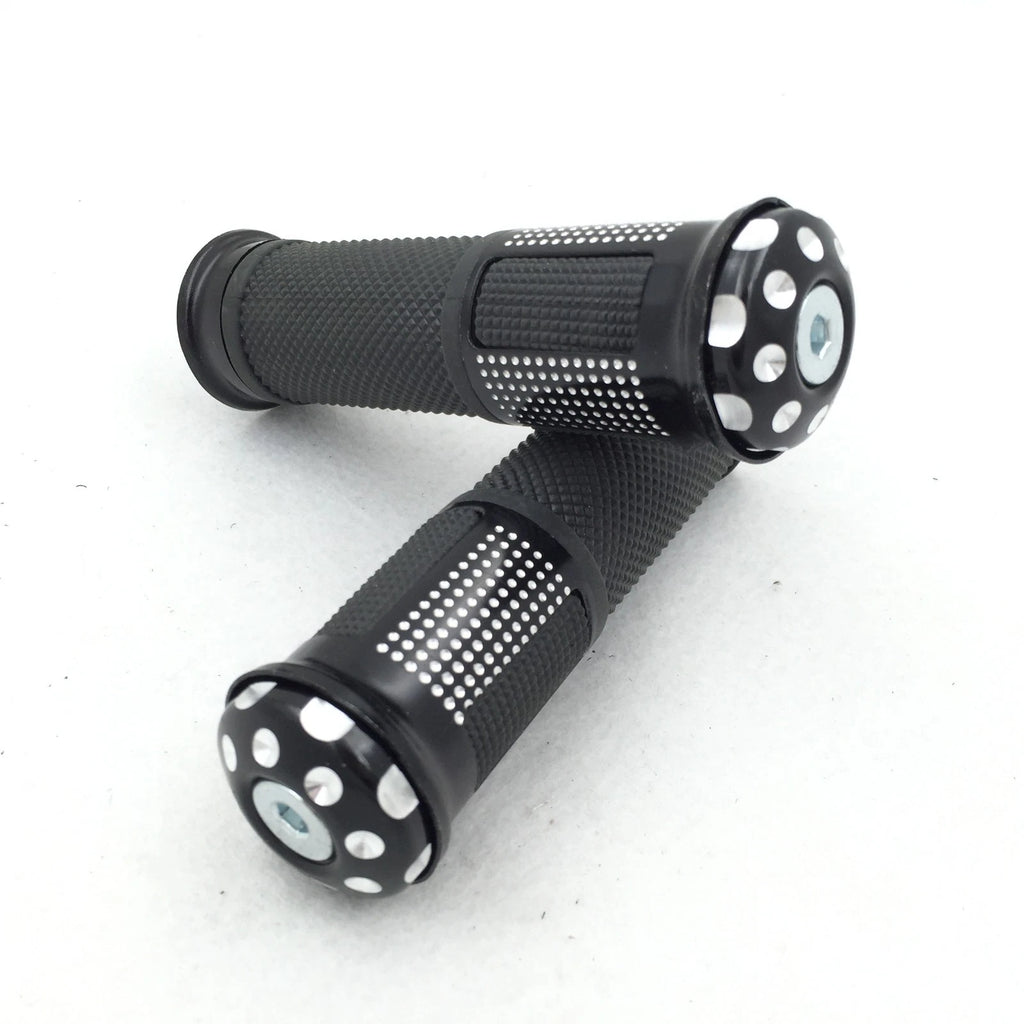 7/8" Black Rubber Handlebar Grips for Honda CBR 600 F3 F4i CB1000R CB1300 CB600F (1997–2007)