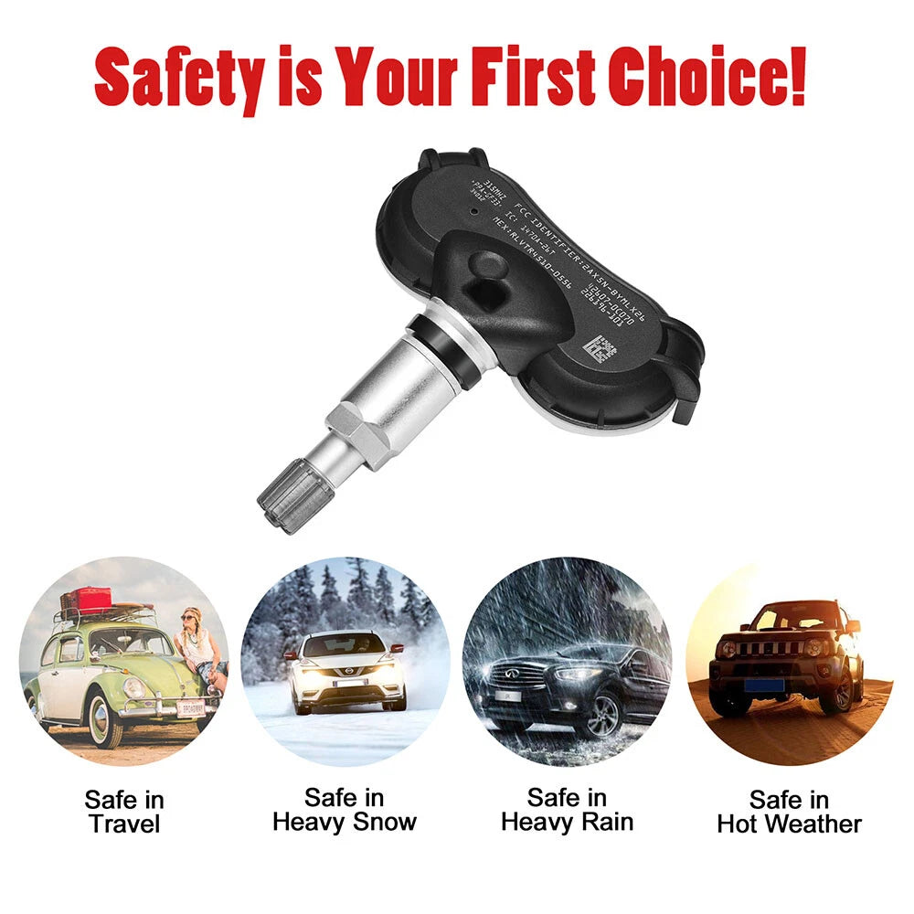 4X TPMS Tire Pressure Sensor for Toyota Sequoia Tundra (2008-2021)