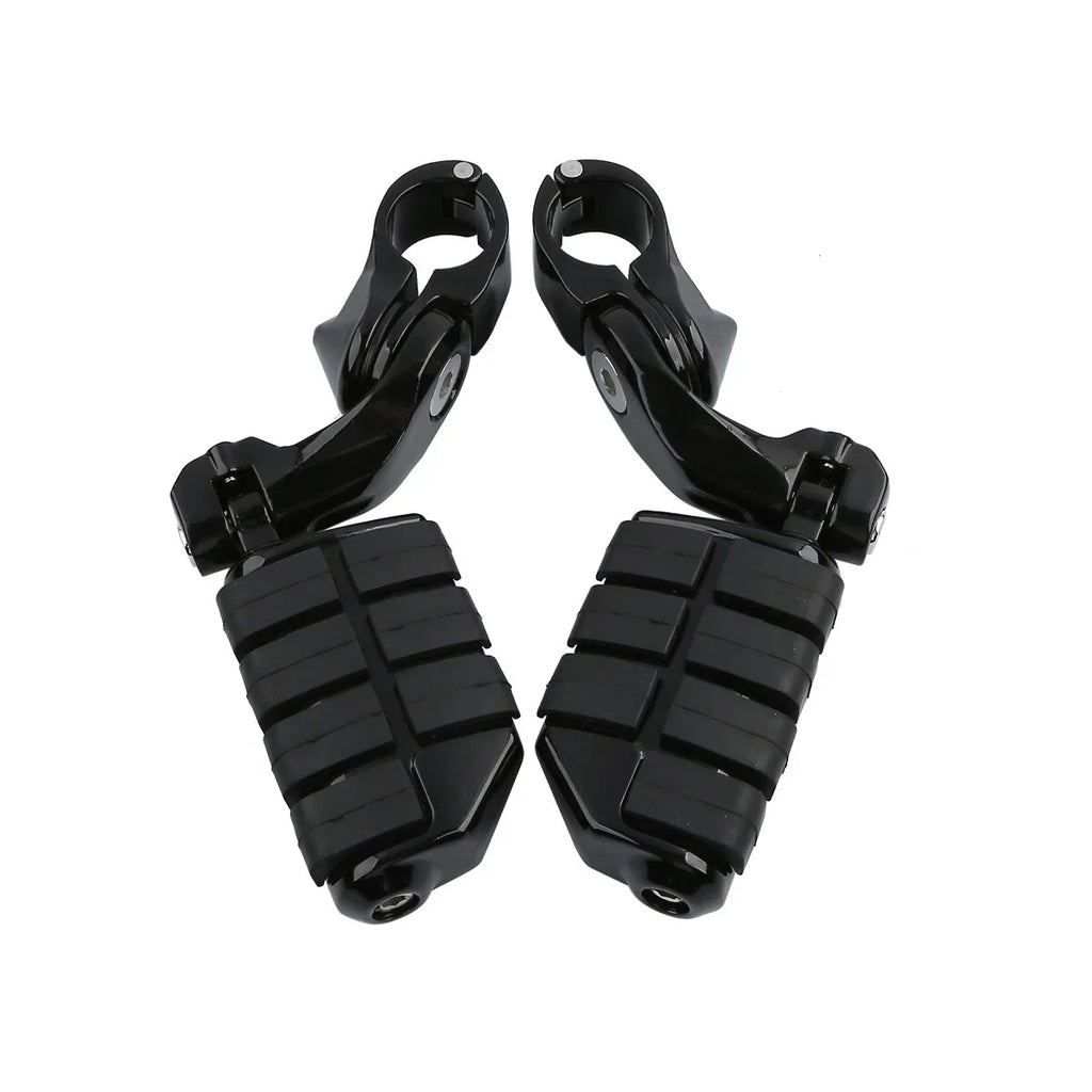 Black Highway Engine Guard Bar Footpeg for Harley Electra Street Glide (09-24)