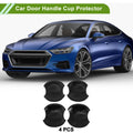 Set of 4 Door Handle Cup Protectors for Honda Civic 8th (2006–2011) Gloss Black