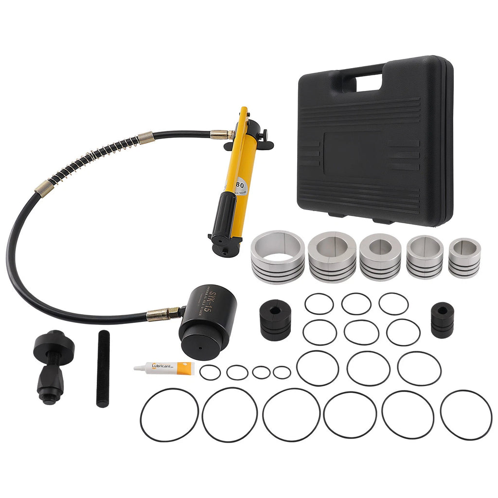 Hydraulic Exhaust Pipe Expander Tool Kit for 10T Manual Tailpipes (1.625–4.25") (2010–2020)