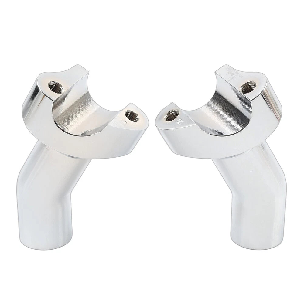 3.5" Pullback Handlebar Risers Chrome for Harley Dyna Softail Road King (1" Bar)