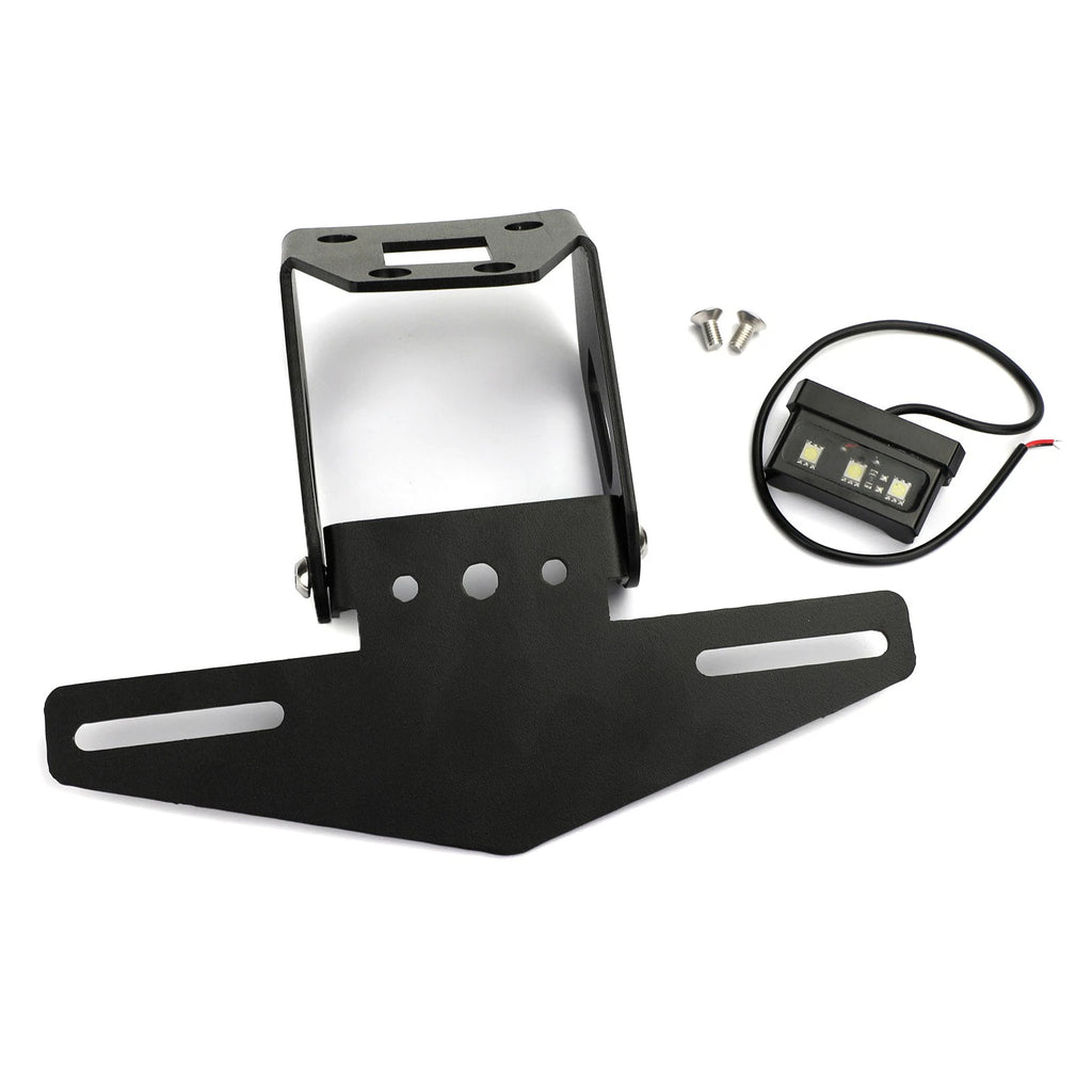 License Plate Holder Bracket for Kawasaki Ninja 400 (2018–2019), Ninja 250, Z400 (2019–2020)