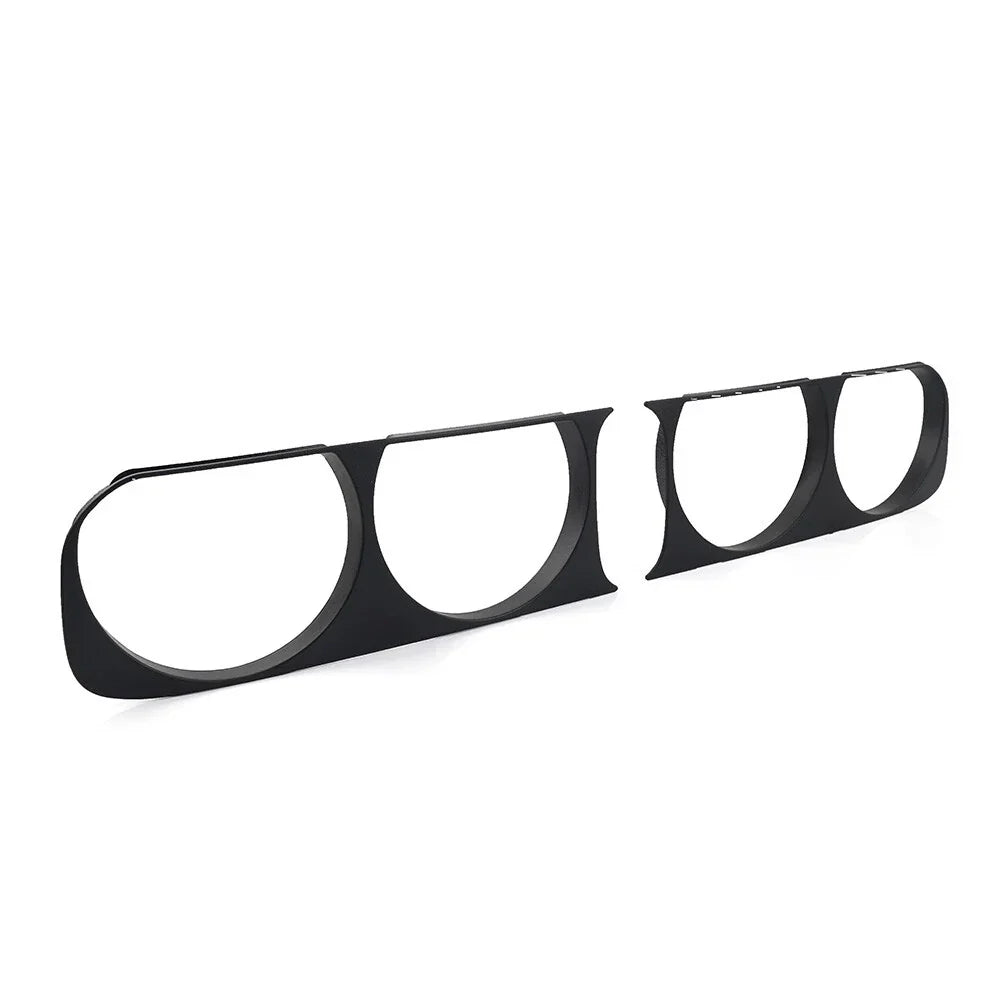 Matte Black Headlight Bezel Trim for Dodge Challenger (2008-2014)