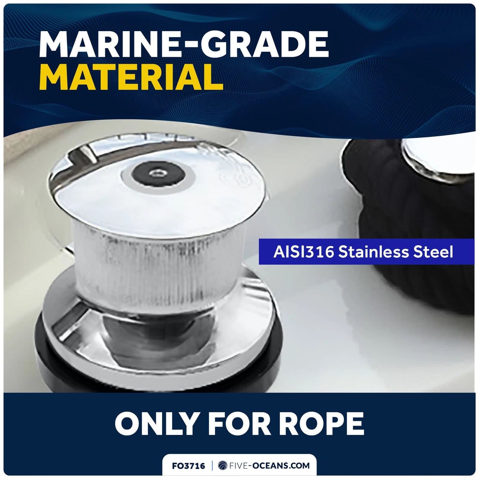 900W Vertical Mounted Winch for Arctic Capstan FO3716 (12V)