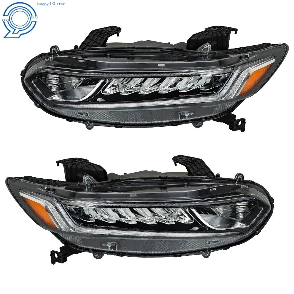 Set of 2 Halogen with LED DRL Headlights for Honda Accord (2018–2020)