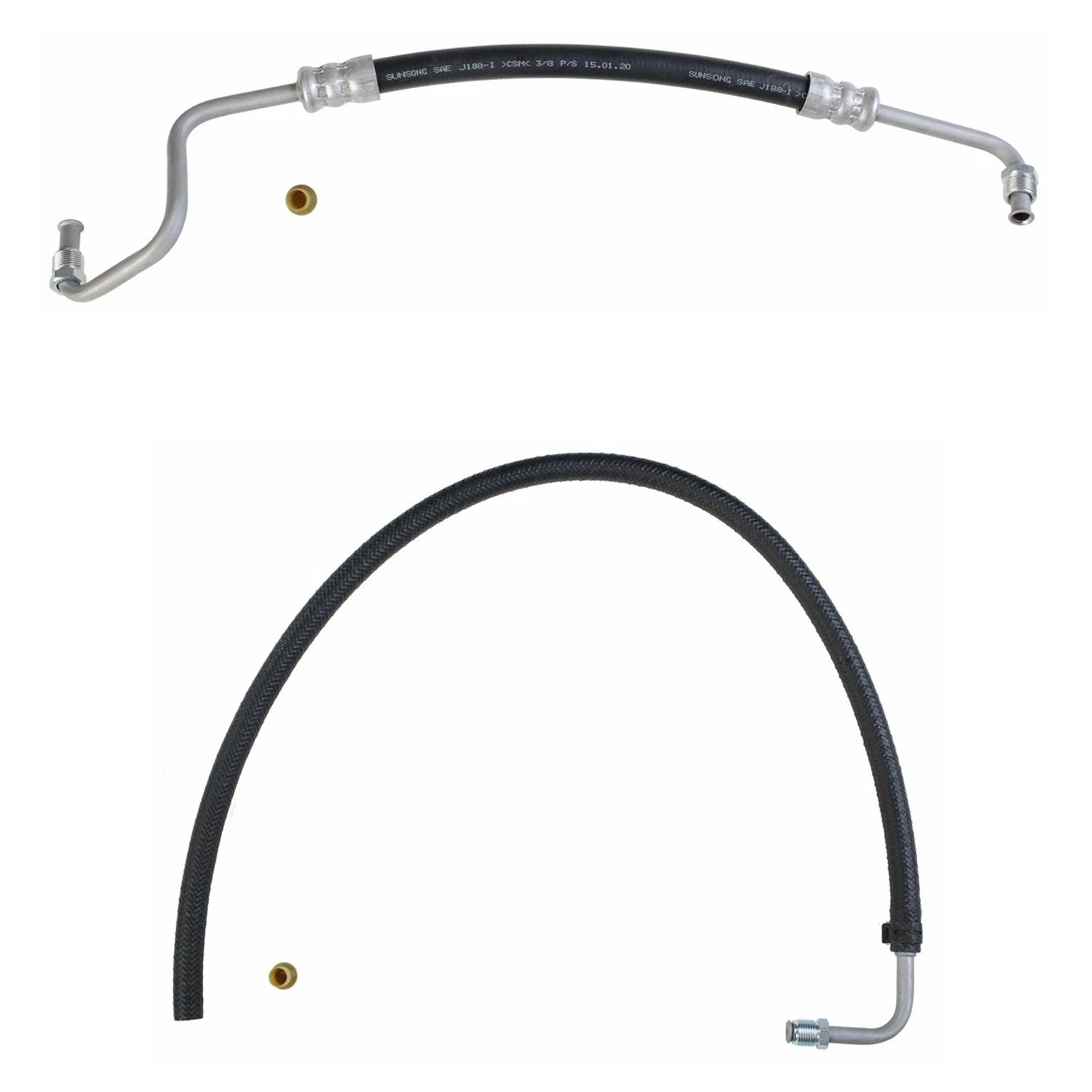 Sunsong Power Steering Pressure & Return Line Hose Kit for P15 P25 P30 P35
