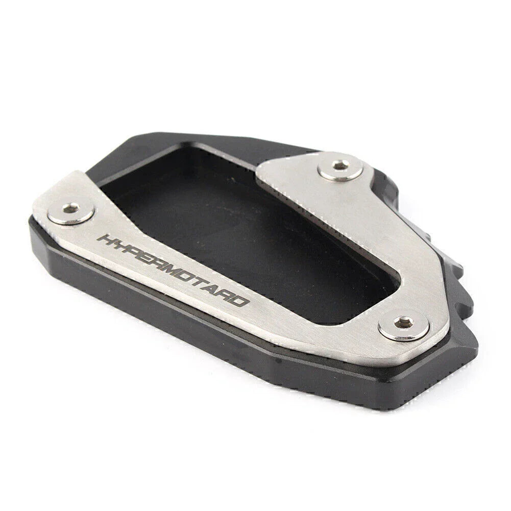 Black Side Kickstand Extension Pad for Ducati Hypermotard 821 (2013-2017)