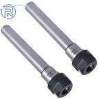 2X ER16 Collet Straight Shank Chuck Tool Holder for CNC Milling C16 100L