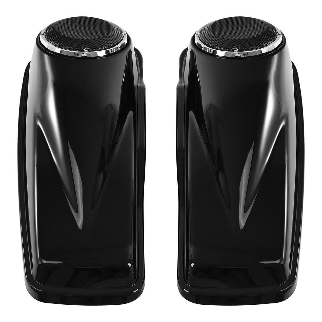 Hard Saddlebags 6.5" Speaker Lids for Harley Touring Road Glide (2014–2024)