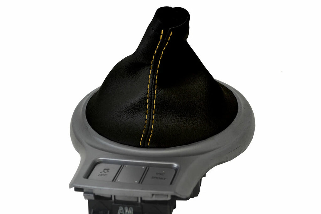 Manual Shift Boot Cover for Subaru BRZ Scion FR-S Toyota (2013–2020) Yellow Stitch