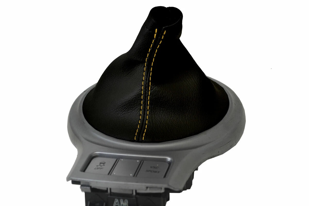 Manual Shift Boot Cover for Subaru BRZ Scion FR-S Toyota (2013–2020) Yellow Stitch