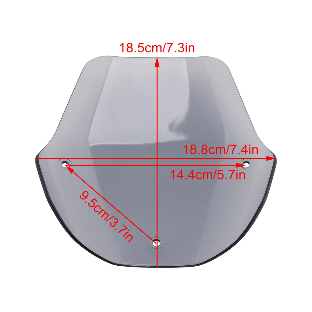 Windshield Windscreen + Bracket for Suzuki GSX-8S (2023–2024) AA4