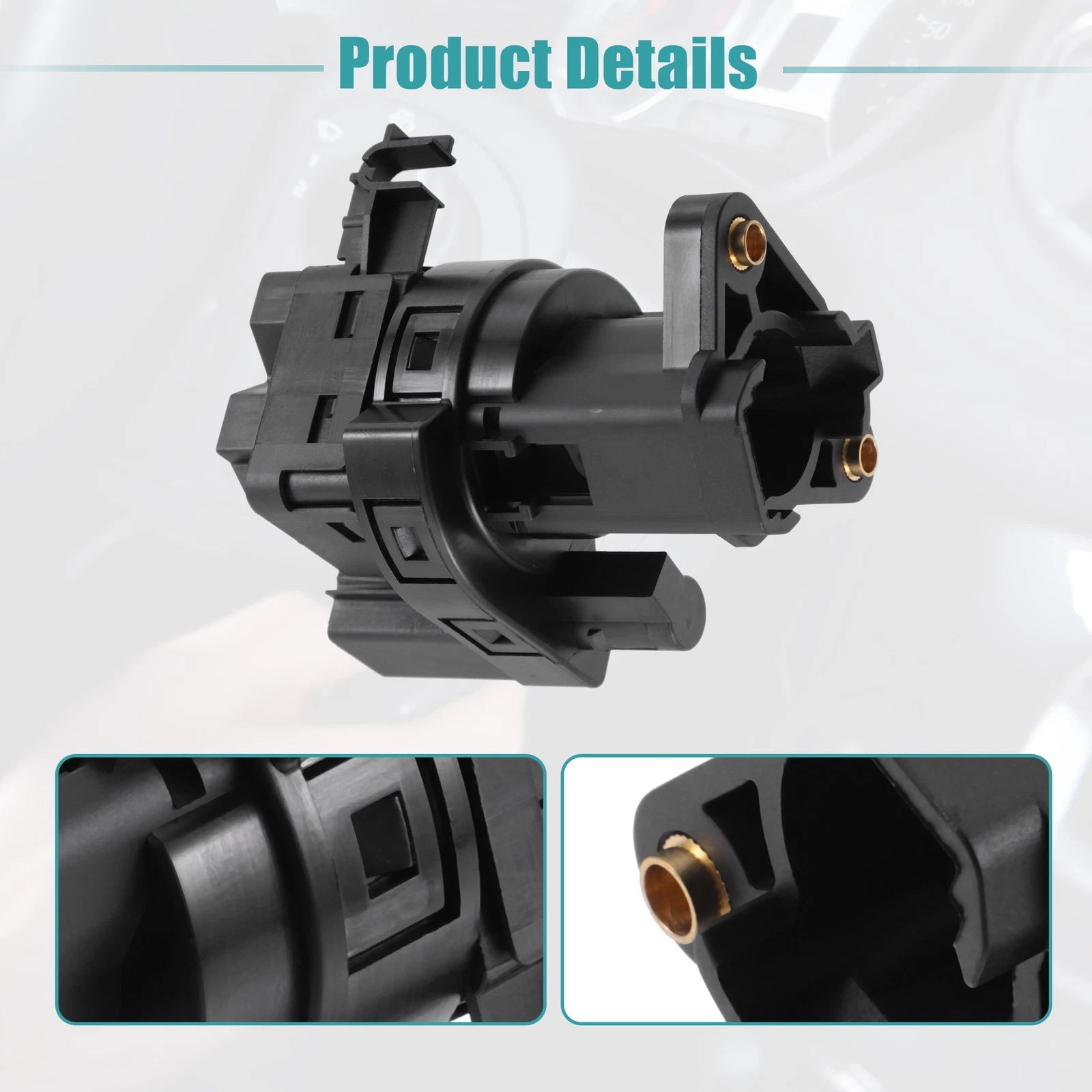 Ignition Switch Cylinder Lock Assembly for Chevrolet Corvette (1997–2004) Black