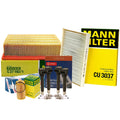Set of 4 U-Groove Spark Plugs for Audi Turbo (2010–2015) - Mann, Bosch, Denso