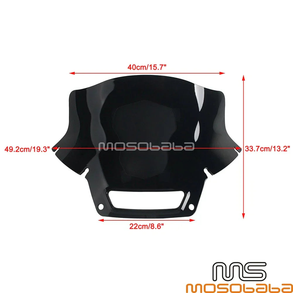 7" Windshield & 5.6" Headlamp Bracket for Harley Softail FXBB FXST FXLR (2018-2023)