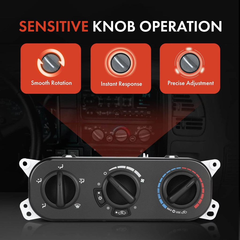 A/C Control Panel for Jeep Wrangler JL (2018-2023)