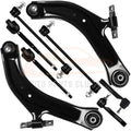 Set of 2 Front Tie Rods for Nissan Sentra (2007–2012)