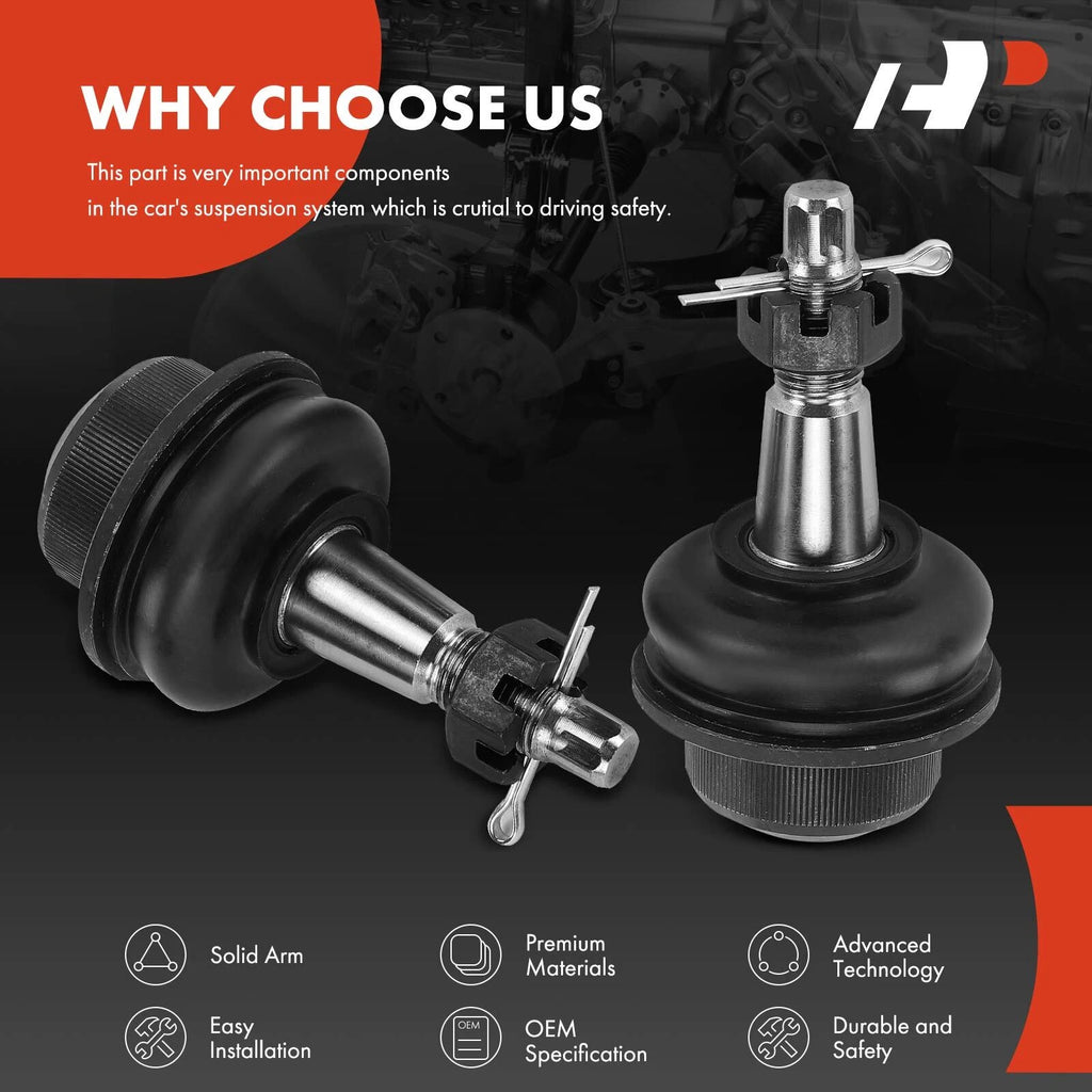 2X Front Upper Ball Joints for Jeep Wrangler JL (2018-2021) JT Gladiator