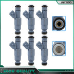 Set of 6 Fuel Injectors for Volvo S80 S60 V70 C70 (2.5L, 2.3L) 0280155830