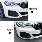 Front Bumper Lip Wrap Corner Protector for BMW 5 Series G30 G31 G38 (2021–2023)