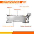 Set of 2 Rear Right Side Bumper End Caps for Ford F250-F450 SD (2023–2025)