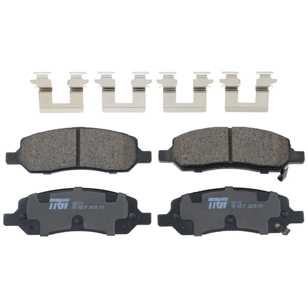Set of 4 Disc Brake Pads for Buick Lucerne (2006–2011)