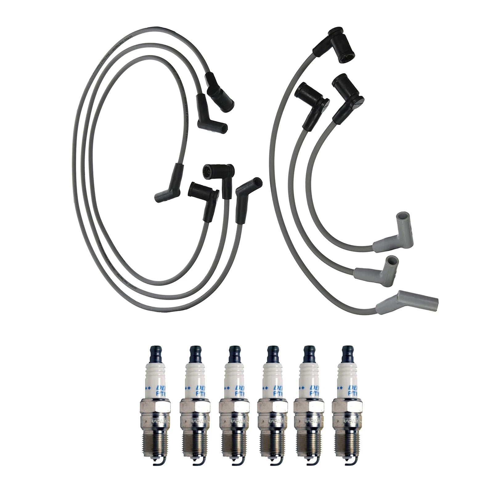Denso Wire Set & 6 Double Platinum Spark Plugs for Ford Windstar (1995–2003)