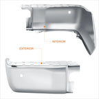 Rear Left Bumper End Cap for Toyota Tundra (2014–2021) w/ Parking Sensor Holes