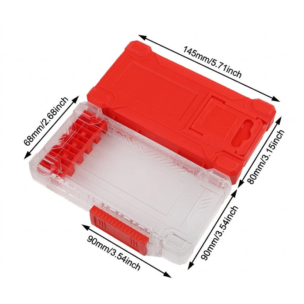 Drill Bit Storage Box for Efficient Slot System Tool Storage