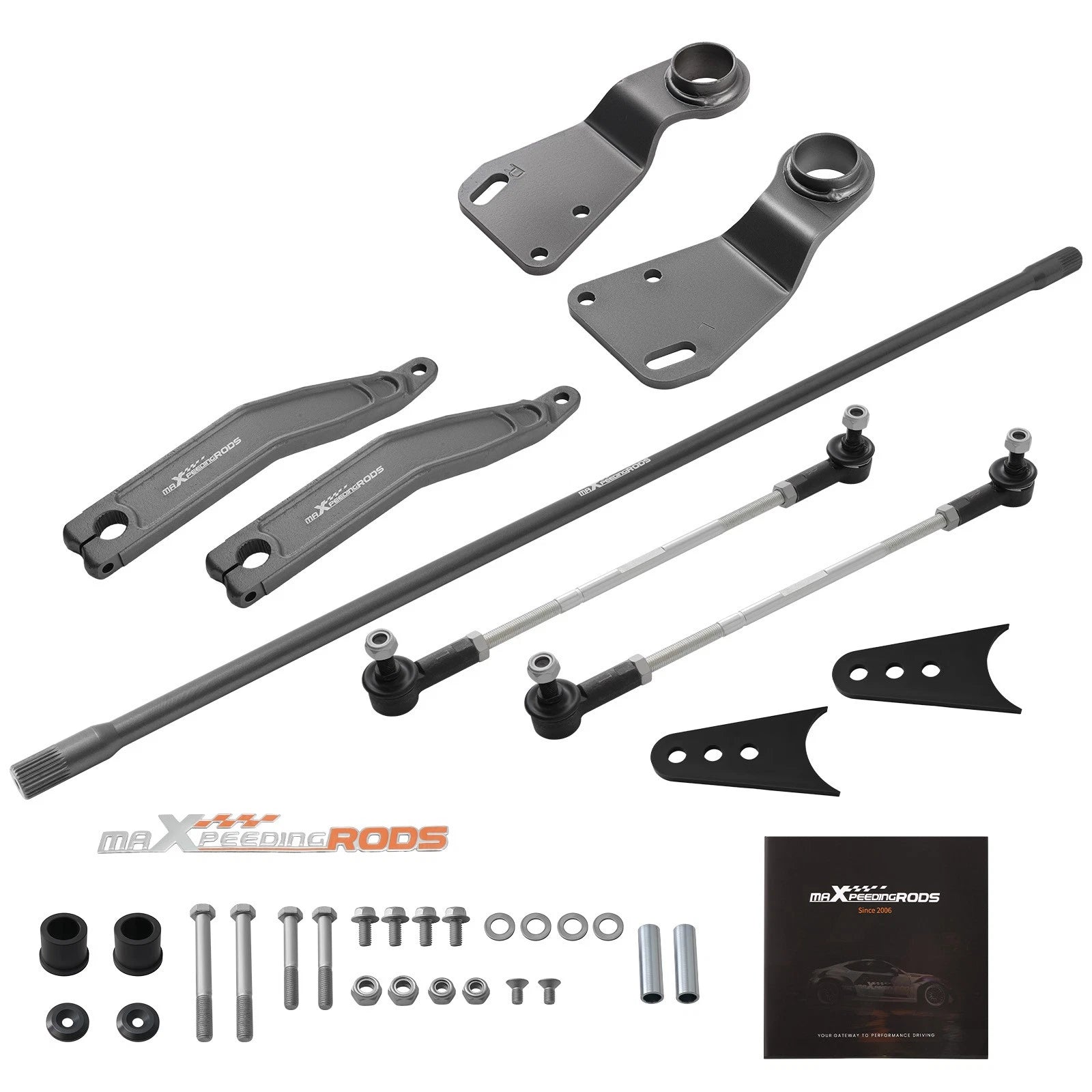 Adjustable Front Rear Sway Bar Kits w/ Steel Arms for Wrangler TJ LJ (1997–2006)
