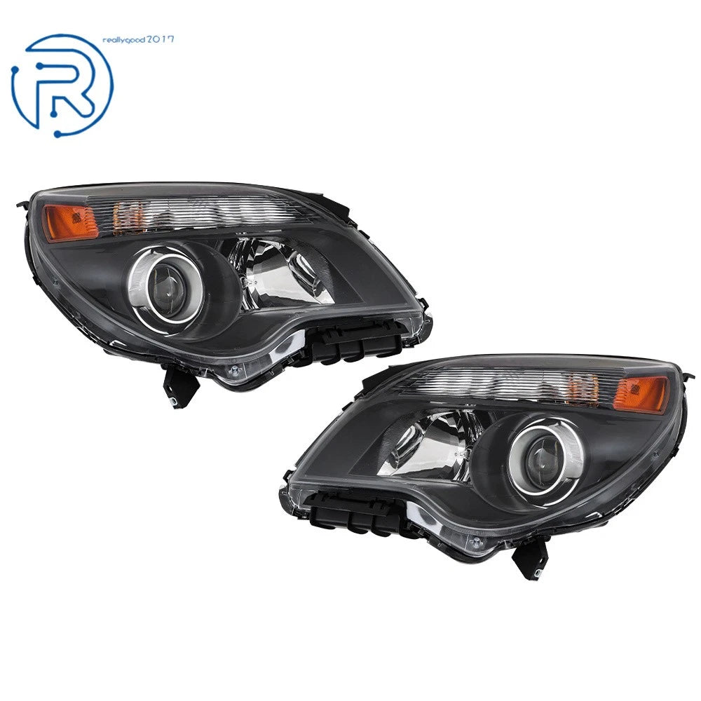 Headlight Set for Chevy Equinox (2010–2015) Halogen W/Lens Left & Right