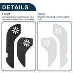 Leather Anti Kick Pad Sticker for Toyota Harrier (2020–2023) MXUA80
