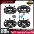 4PCS 1in Hubcentric 6 Lug Wheel Spacers for Ford F-150 Expedition (2004–2006)