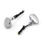 Bullet Turn Signals for Chopper Cafe Racer (Chrome)