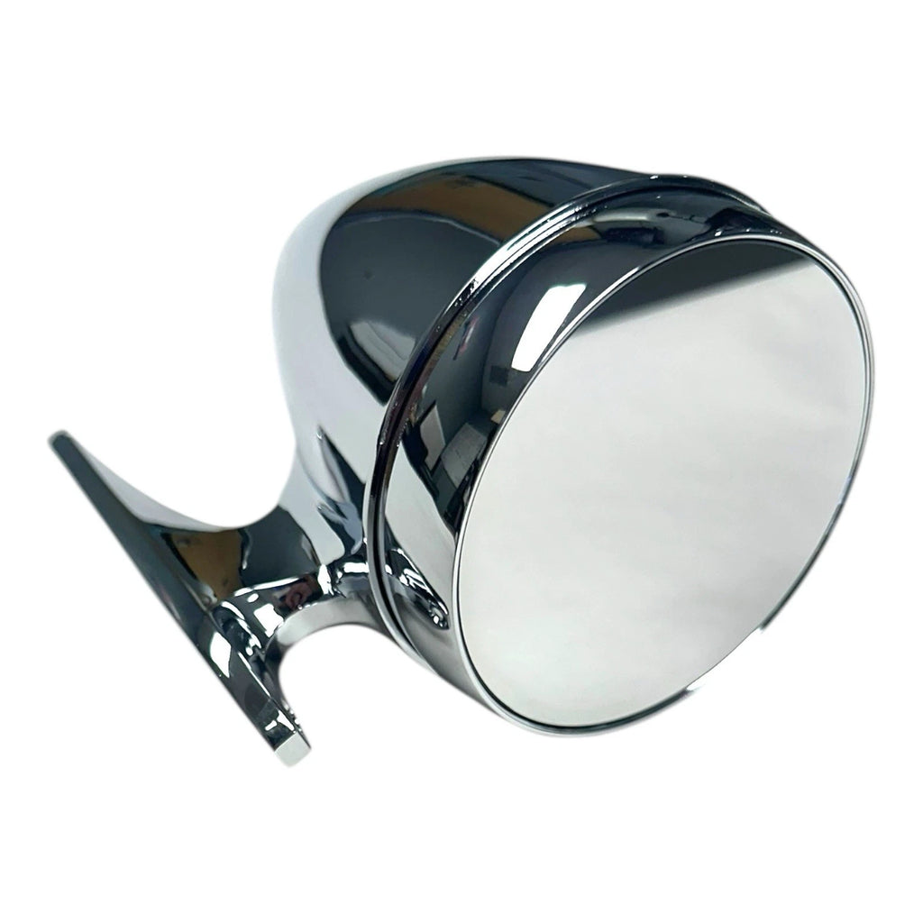 Driver Side Chrome Long Base Bullet Mirror for Ford Mustang (1965–1968)