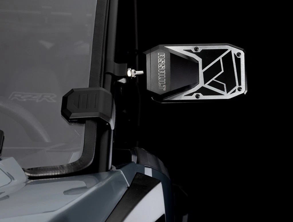 Assault Phantom Convex Side Mirrors for RZR Pro-Fit (2014–2023)