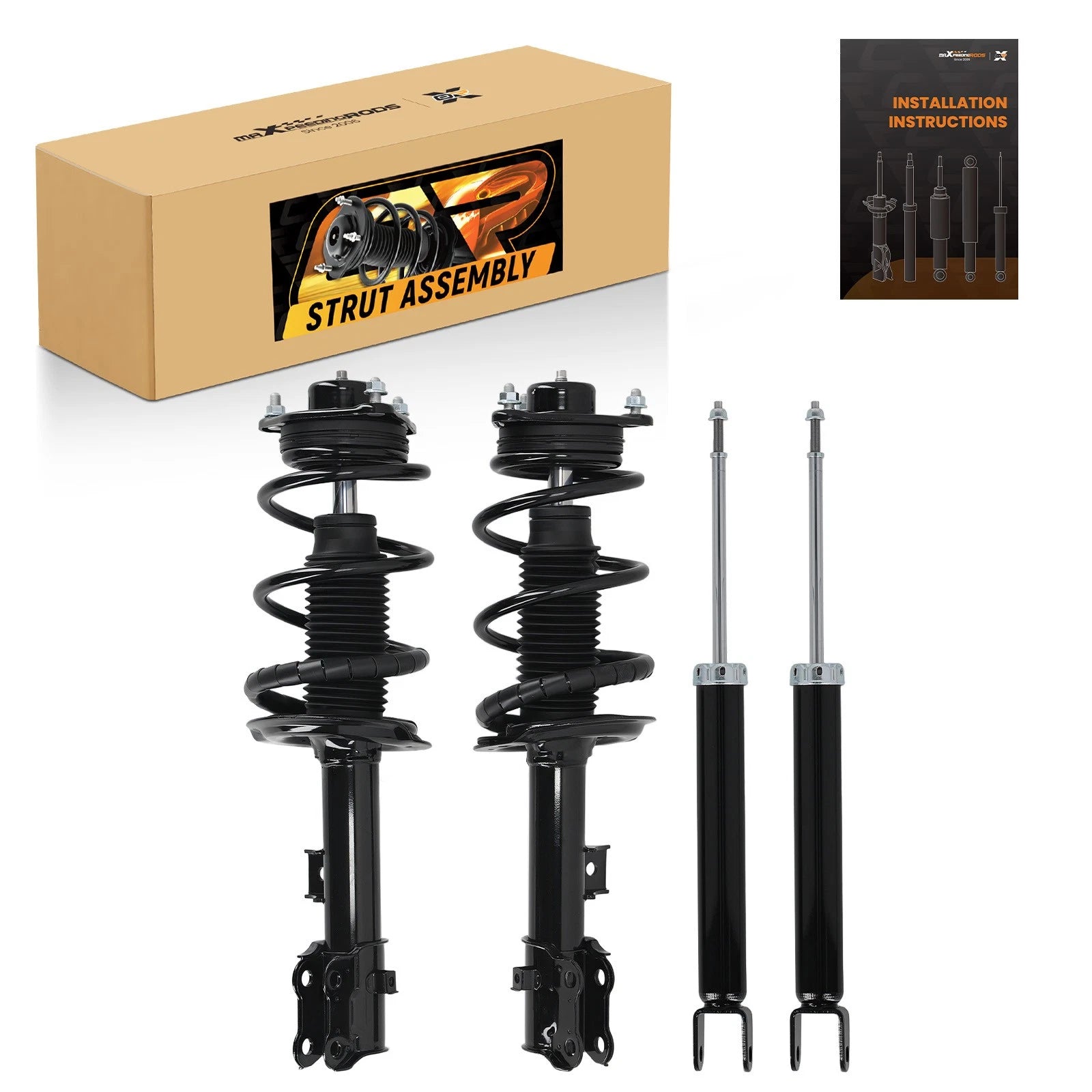 4X Complete Struts & Coil Springs for Kia Sportage (2011–2016) FWD