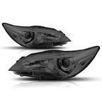 Projector Headlight Set for Toyota Camry (2015–2017) - Smoked Housing, Clear Side Signal