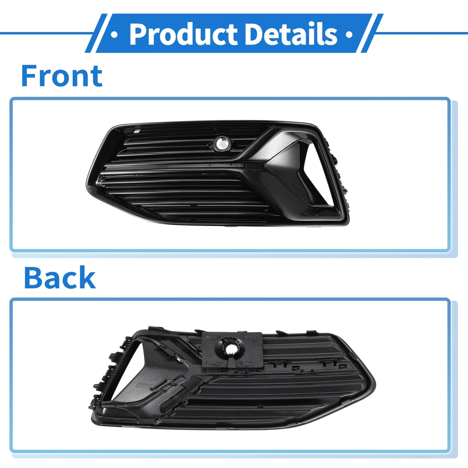 1Pc Fog Light Grill for Audi A6 (2019–2023) No. 4K0807647