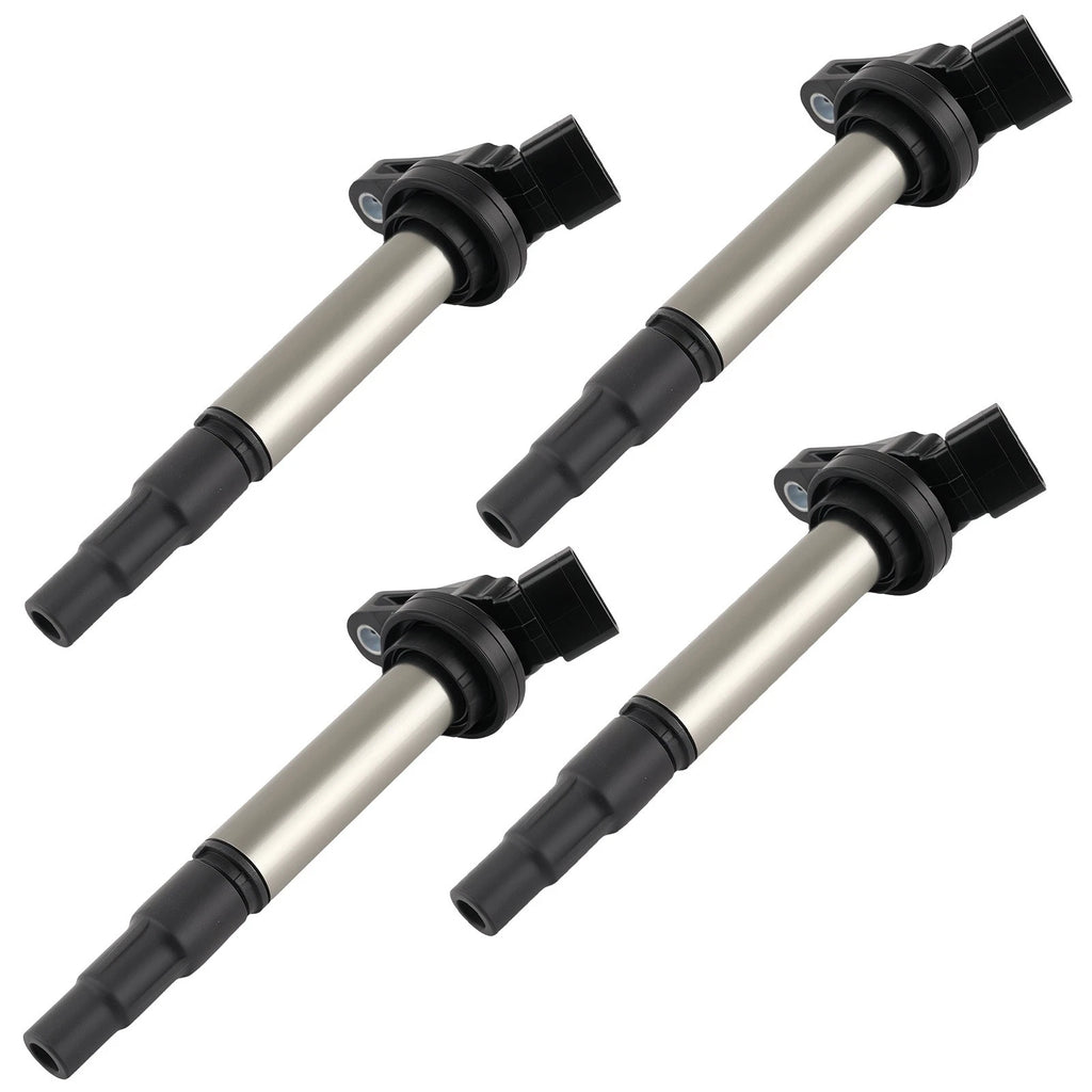 Ignition Coil Set of 4 for Toyota 1.8L 2ZR-FE (2008–2017) Replaces 90919-02252