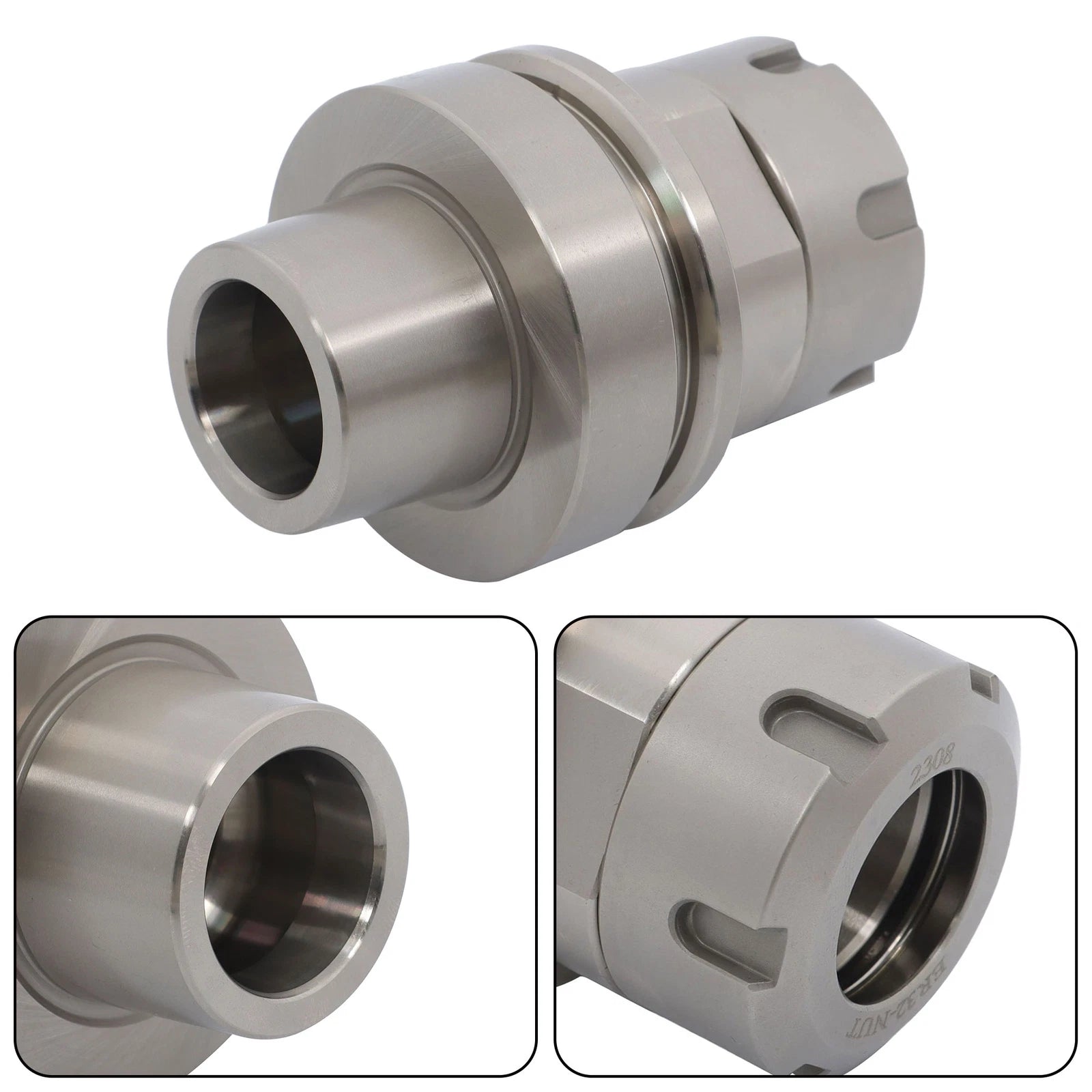 Collet Chuck Tool Holder HSK63F-ER32-70 for CNC Router (30k RPM)