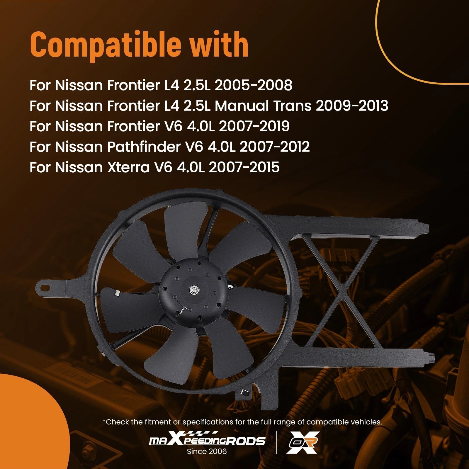 Radiator Cooling Fan for Nissan Frontier (2005-2008)