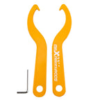 2X Steel Coilover C Spanners Hook Wrench for Universal Applications