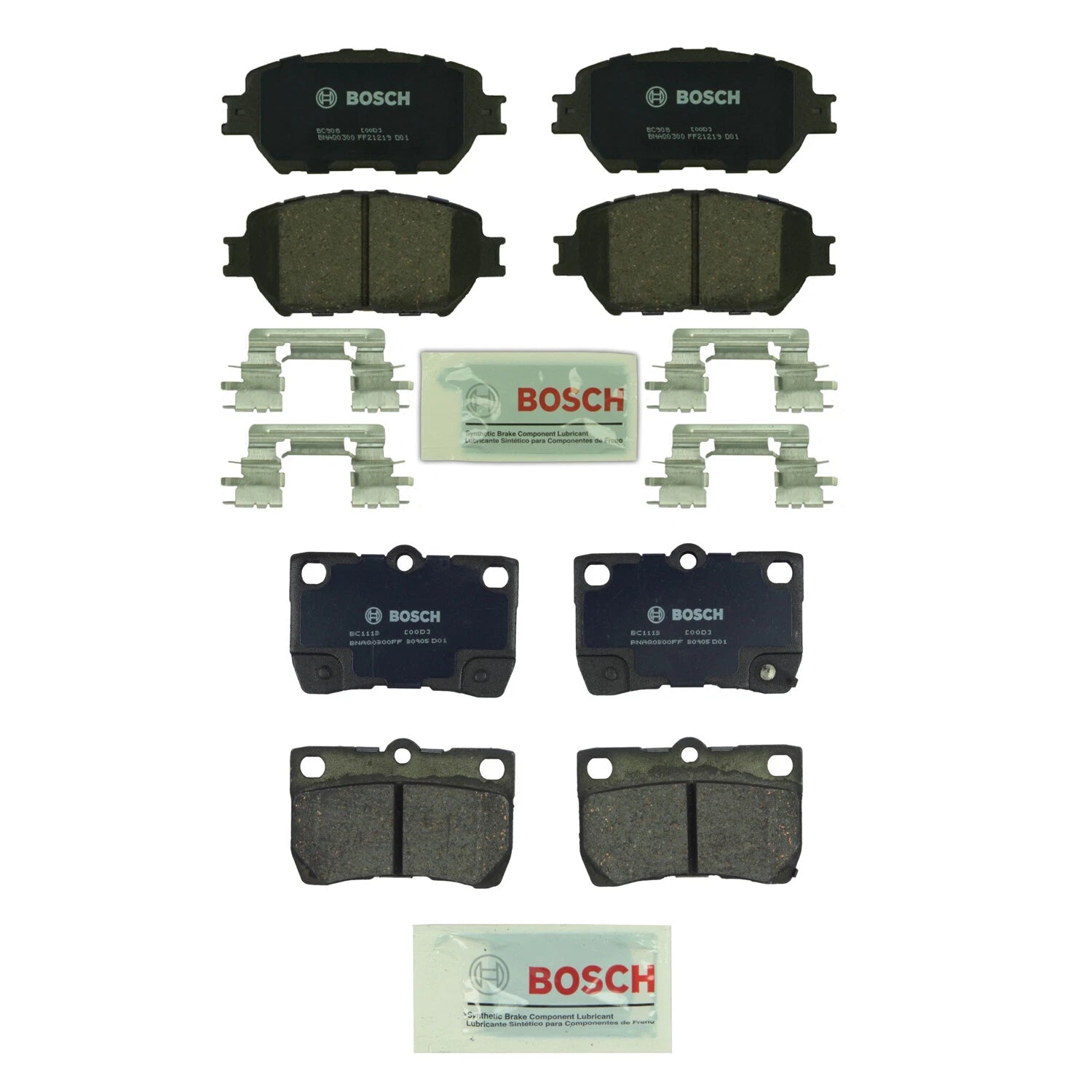 Bosch Quietcast Brake Pad Kit for Lexus GS300 IS250 (2006–2015)
