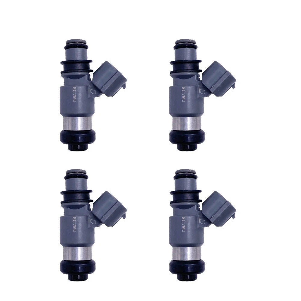 Set of 4 Fuel Injectors for Yamaha YZF-R6 (2008, 2022) 13S-13761-00-00
