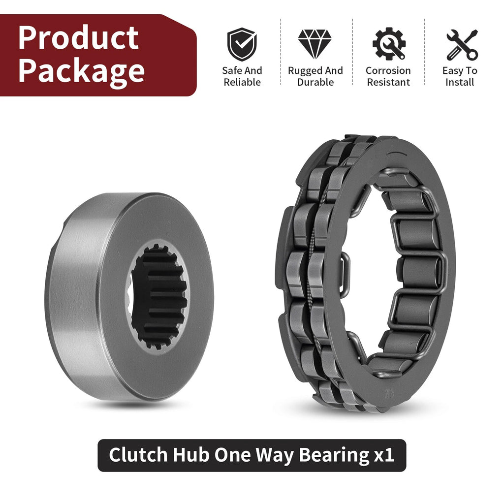 Starter Drive Gear Clutch Hub One Way Bearing for Arctic Cat ATV 250 300 (2000–2006)