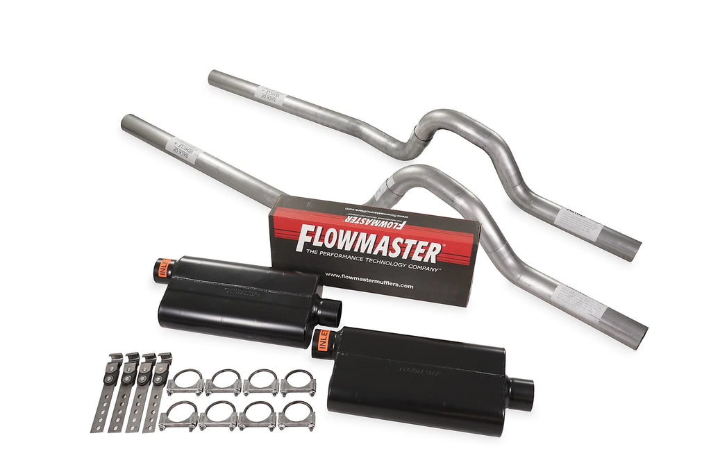 Dual Exhaust Kit 2.5" Flowmaster 50 Series for GM C/K 20 3/4 Ton (1981–1987)